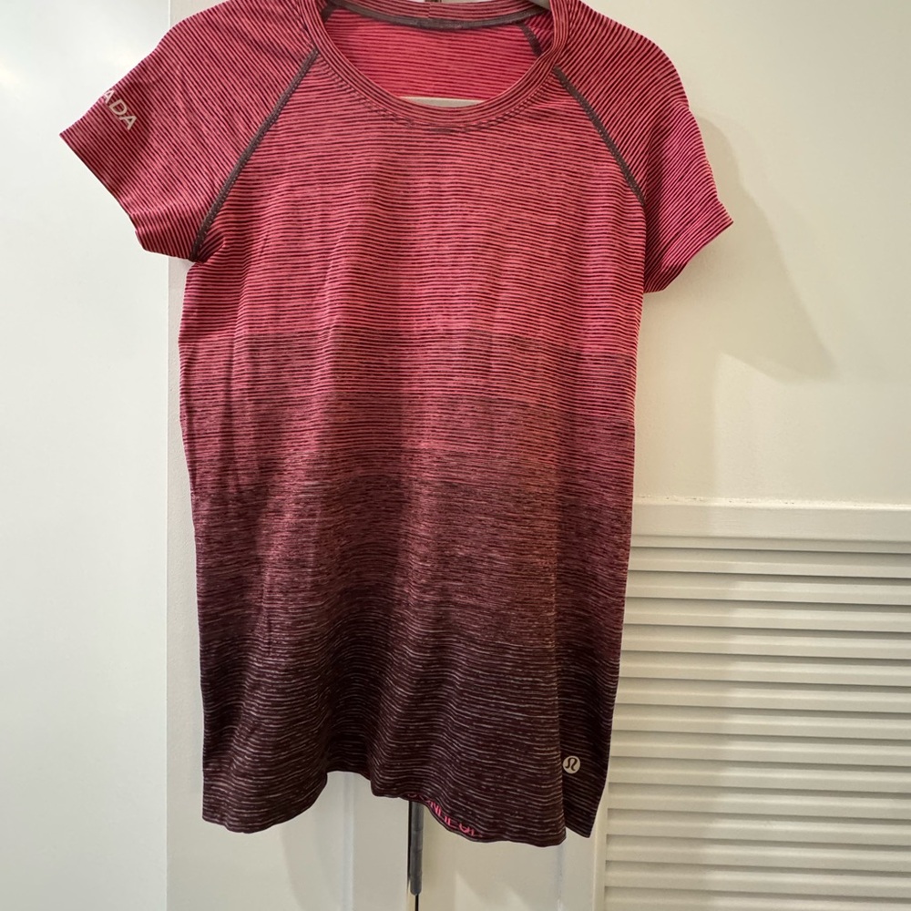 Lululemon Athletica Team Canada Swiftly Short Sleeve